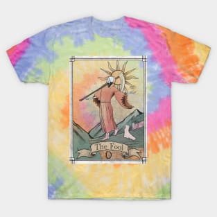 The Fool Tarot card print design T-Shirt